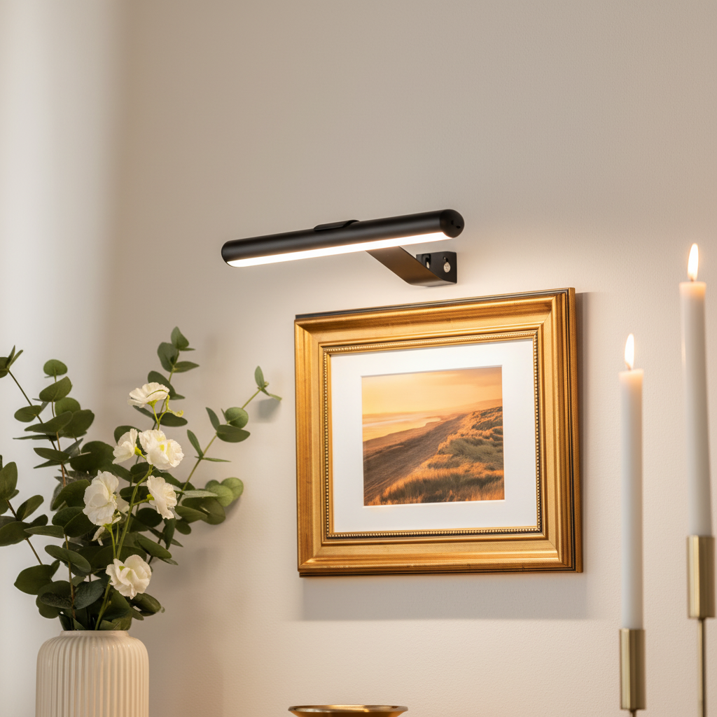 Wall Lamp – Dimmable Wireless Design with Adjustable 120-Degree Light Angle 1