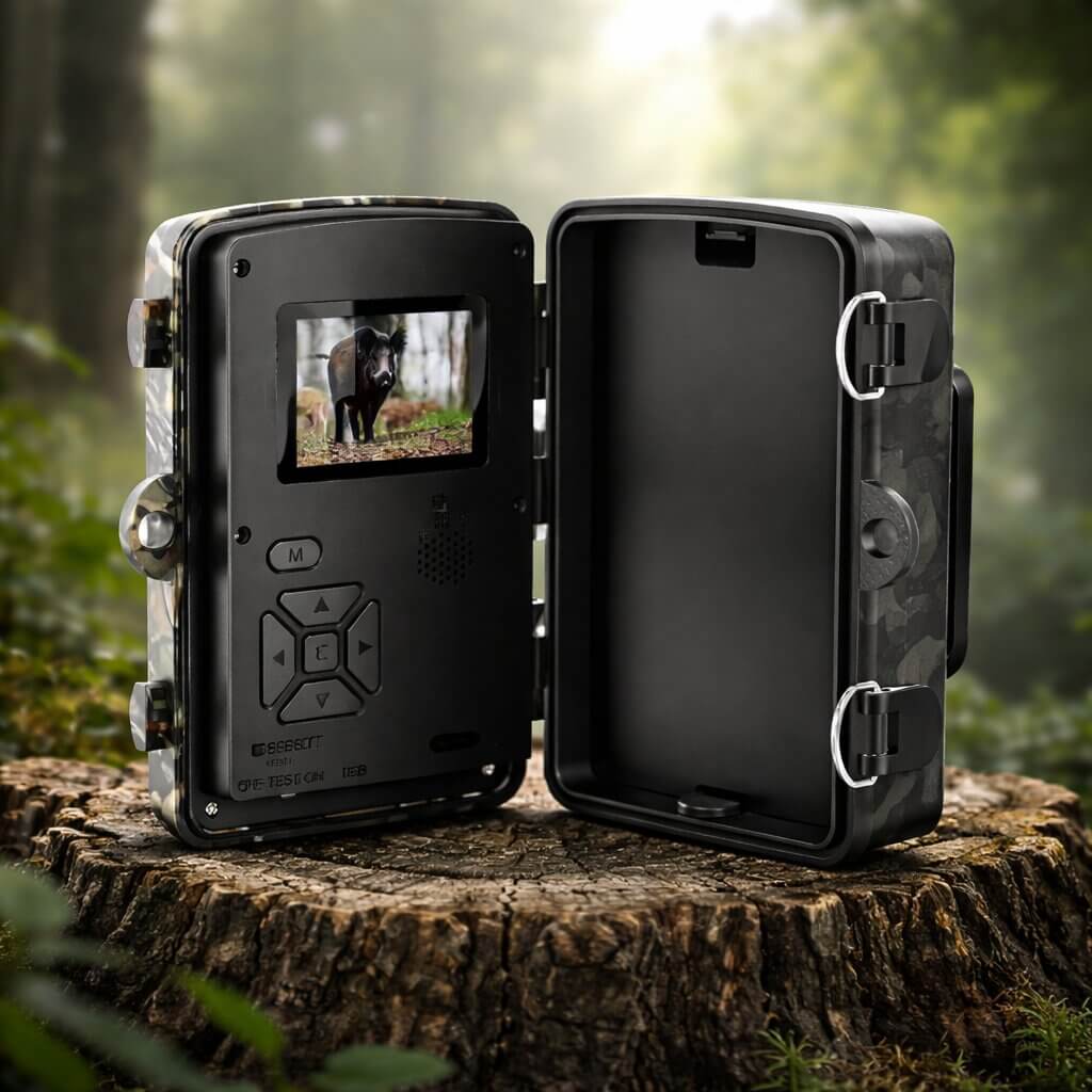 Wildlife Camera – HD Trail Camera with LCD Screen & Time-Lapse