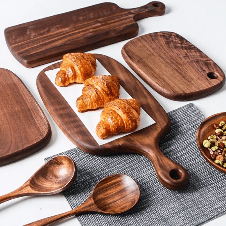Wood Cutting Board – Premium Black Walnut with Multiple Sizes for Chopping and Serving 3