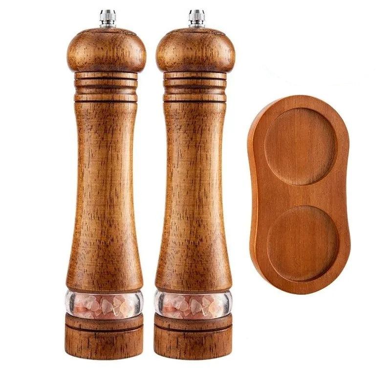 Wooden Pepper Grinder – Adjustable Coarseness for Salt and Pepper Mills, 22 cm x 5 cm 2