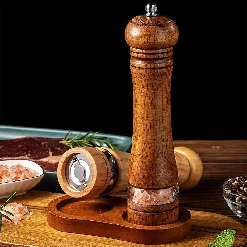 Wooden Pepper Grinder – Adjustable Coarseness for Salt and Pepper Mills, 22 cm x 5 cm 5