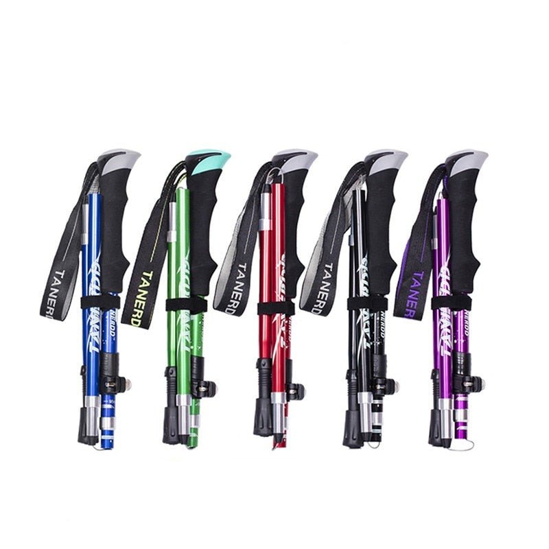 Trekking Poles Foldable – Adjustable Hiking Poles | Walking Poles