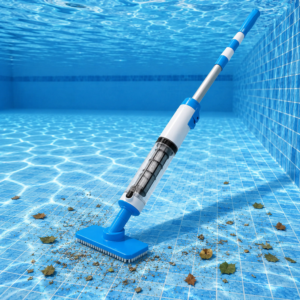 Cordless Pool Vacuum Handheld – 3-in-1 Pool Cleaner for All Pool Types