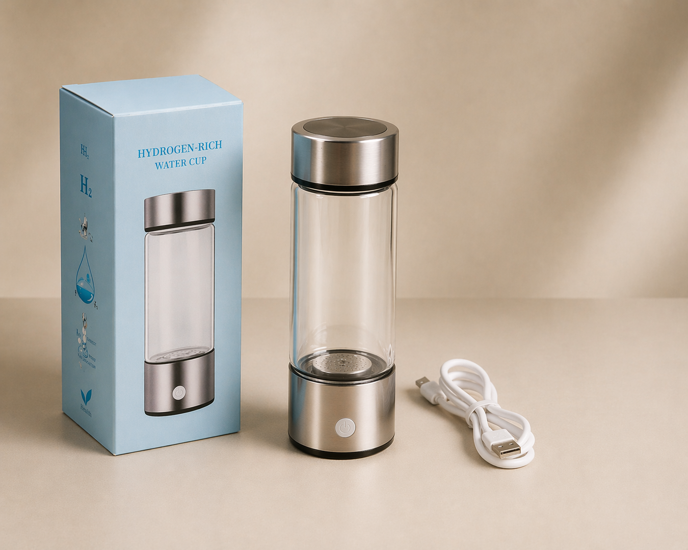 Hydrogen Water Bottle – dimensions and specs – Homi Goods