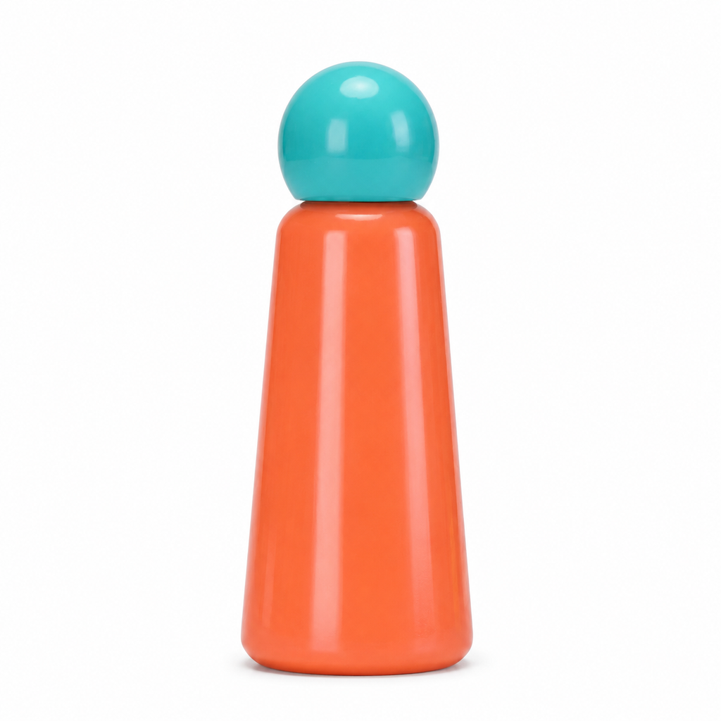 Insulated Water Bottle – Reusable Stainless Steel Thermos with Ball Cap