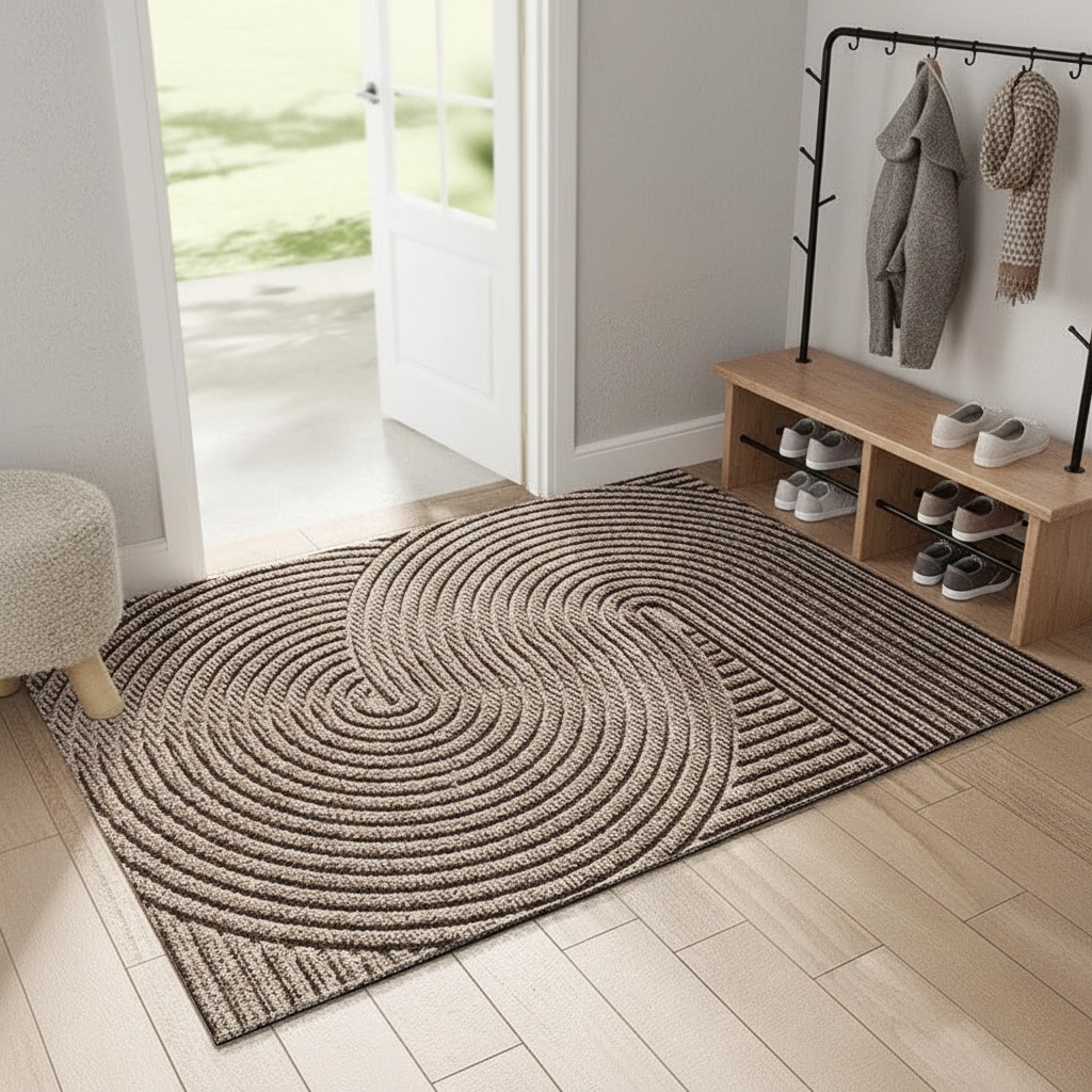 Beige Brown Doormat Lifestyle