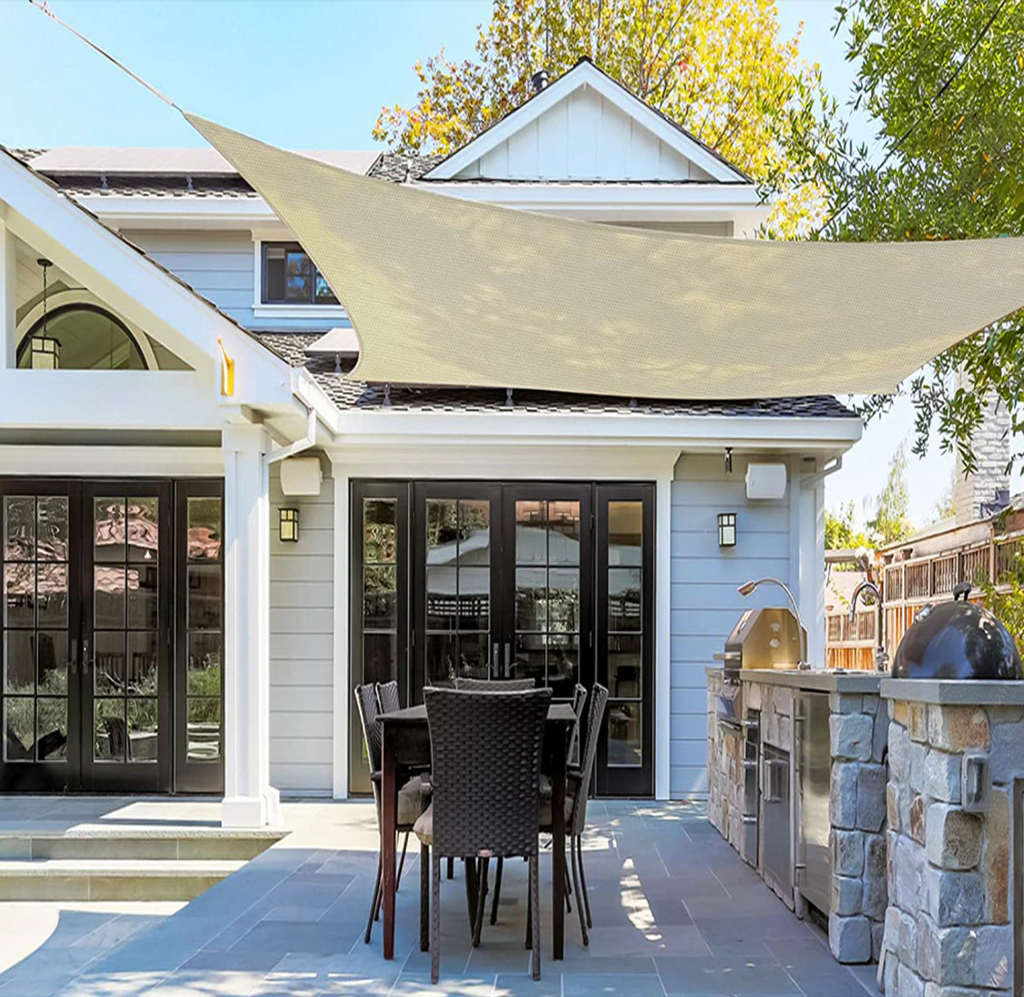 Shade Sail Sun & Patio Cover – UV Block, Water Resistant