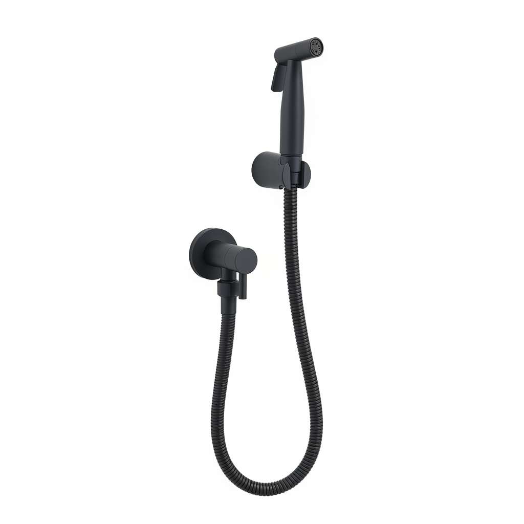 Bidet Sprayer Black – White BG