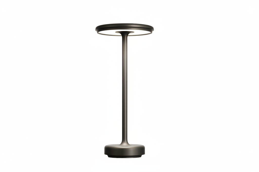 Black LED lamp - zoomed