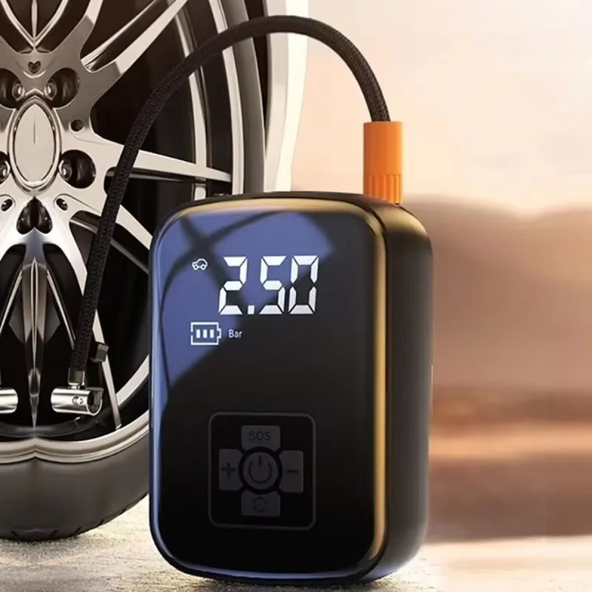 Portable Air Compressor – Electric Air Pump | Cordless Tyre Inflator
