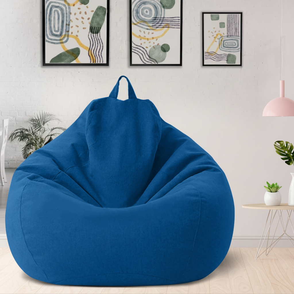 Blue Bean Bag Lifestyle
