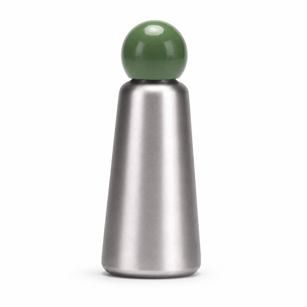 Insulated Water Bottle – Reusable Stainless Steel Thermos with Ball Cap
