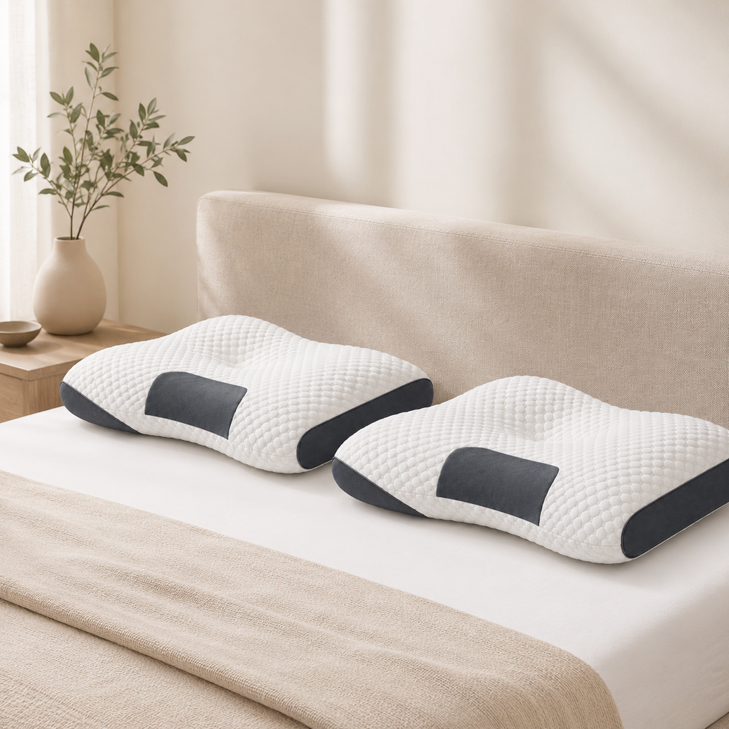 Ergonomic Pillow – Neck Support Contour Pillow for Sleep