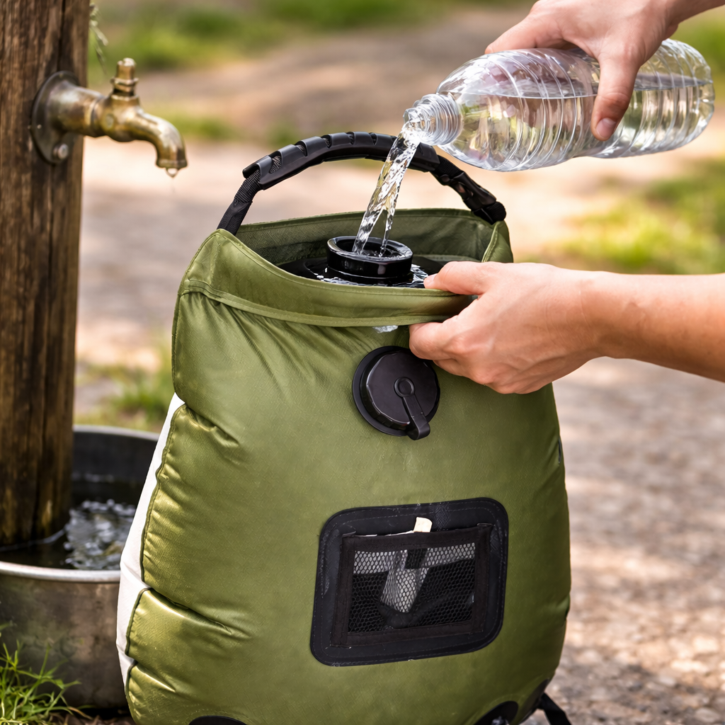 Camping Solar Shower Bag – 20L Portable Outdoor Shower Kit