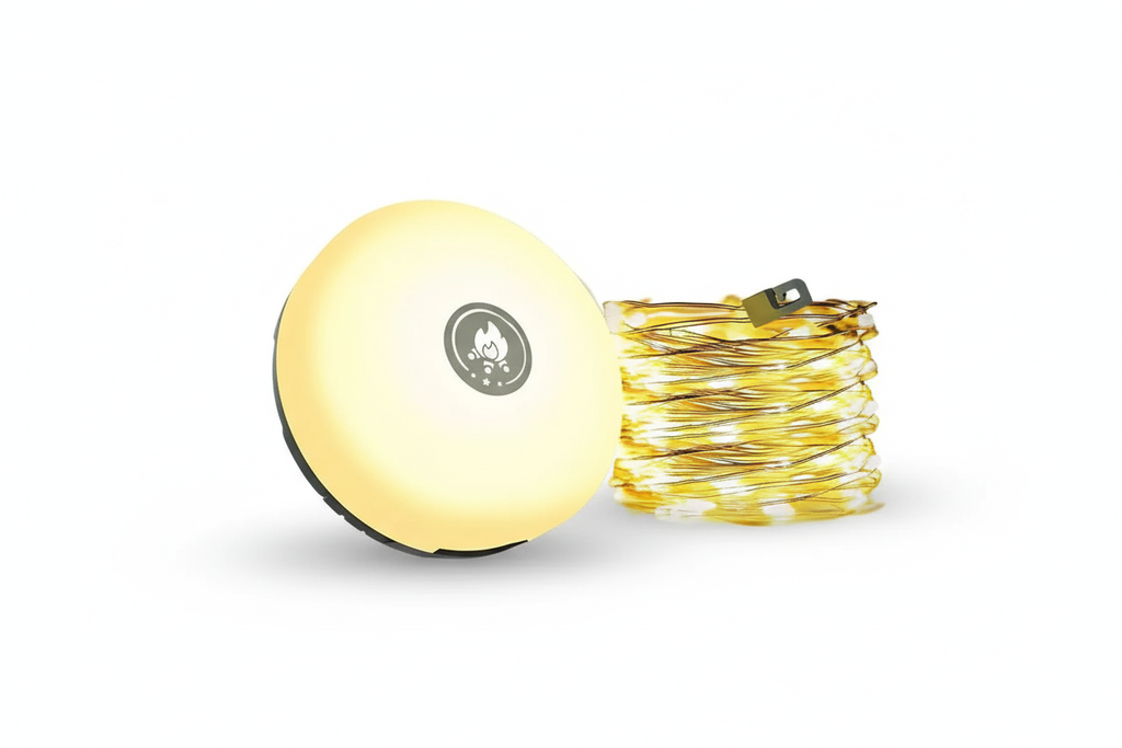 Camping Light White Background