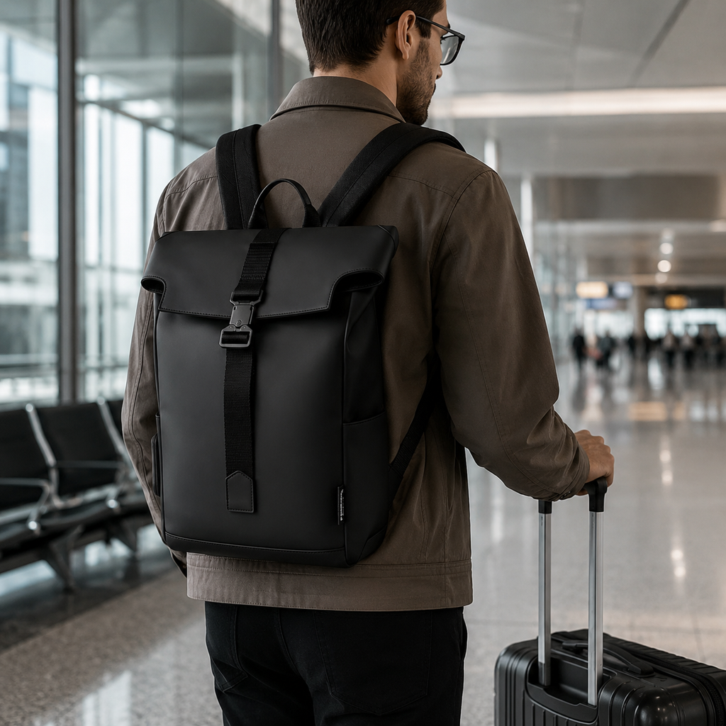 Waterproof Backpack – Spacious Design with USB Charging Port for Travel and Laptop Use