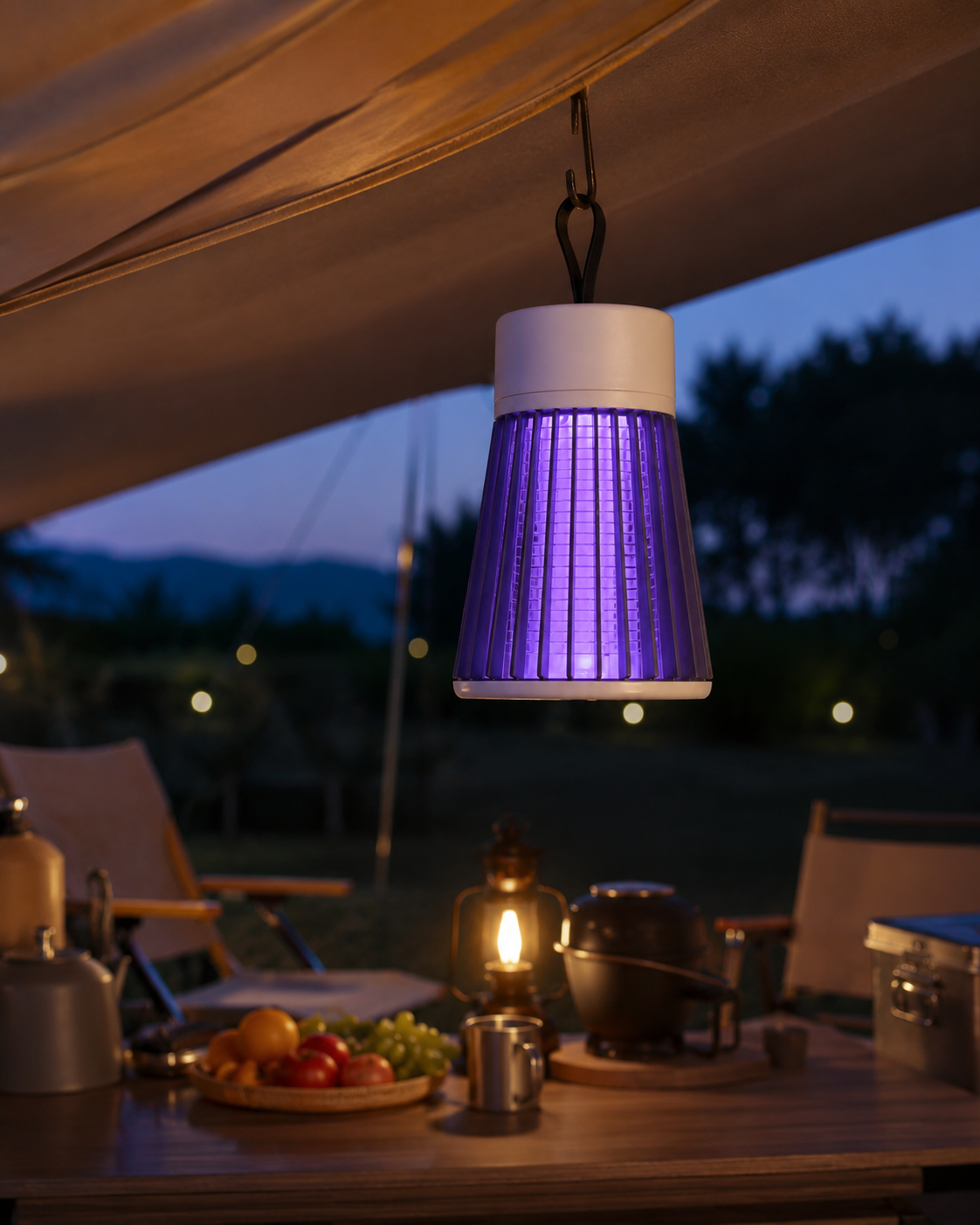 Portable Bug Zapper – USB Mosquito Killer Lamp with Hook