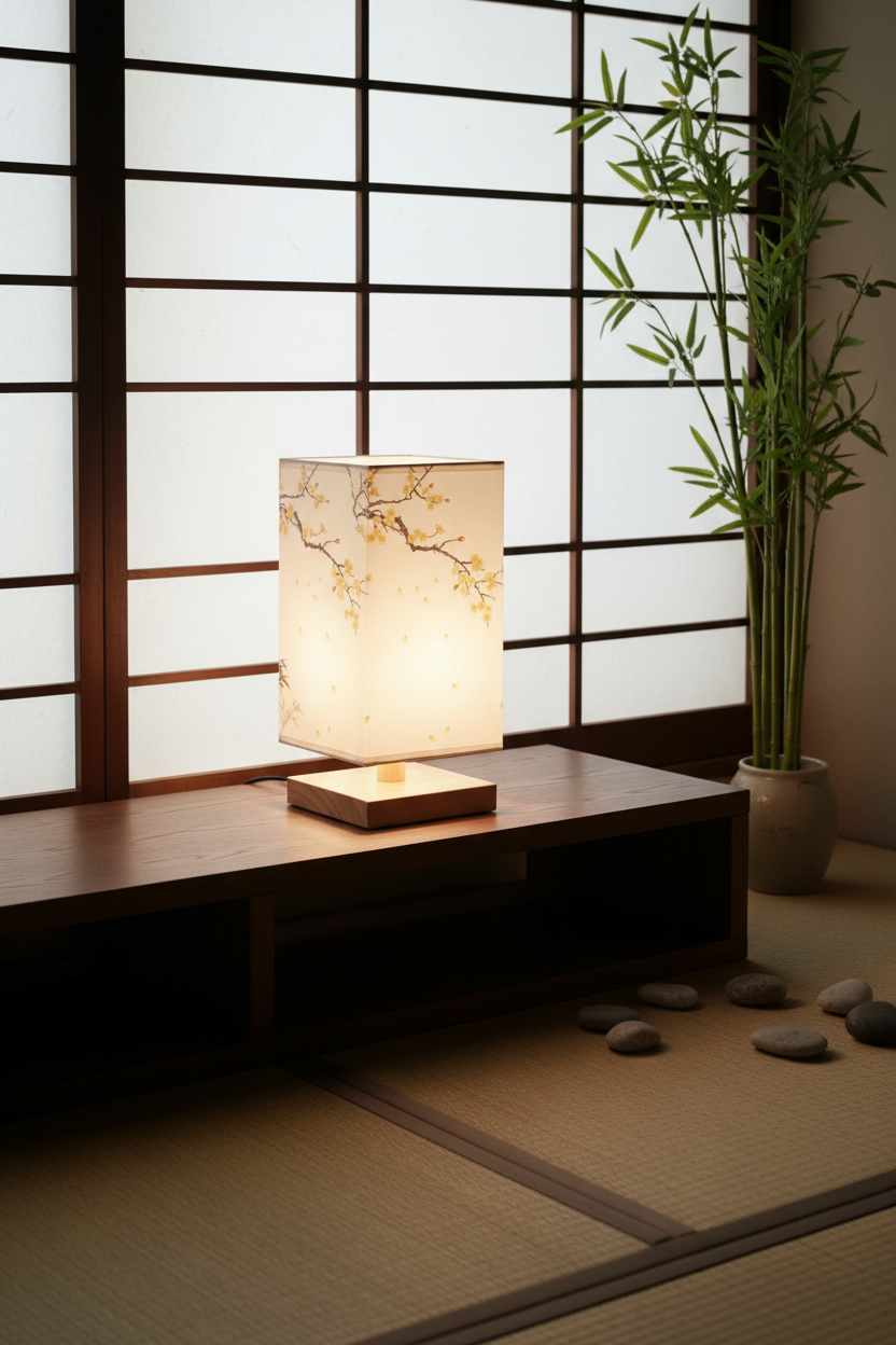 Cherry Blossom Lamp – Zen Meditation Corner