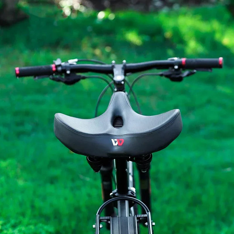 Bicycle Seat – Wide Comfort Bike Seat with Shock-Absorbing Springs