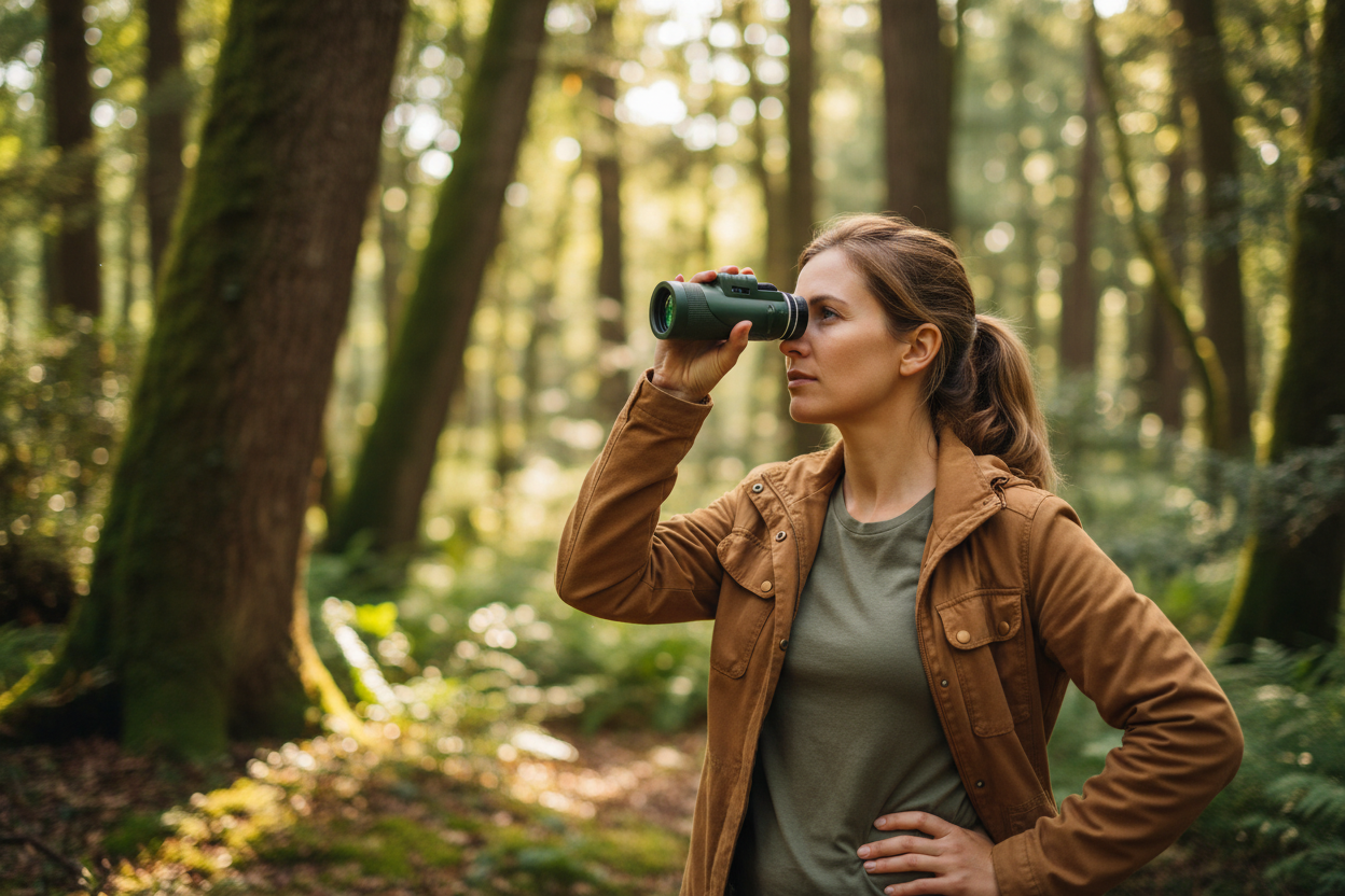 Compact monocular - bird watching