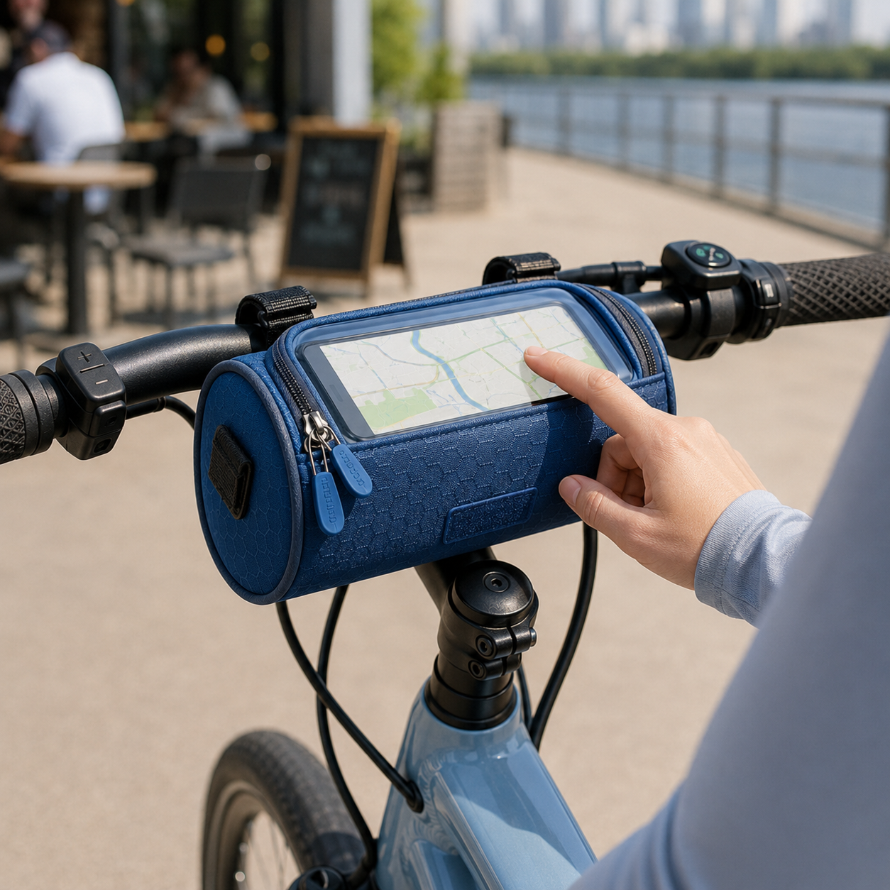 Handlebar Bag – Bicycle Bag with Touchscreen Window