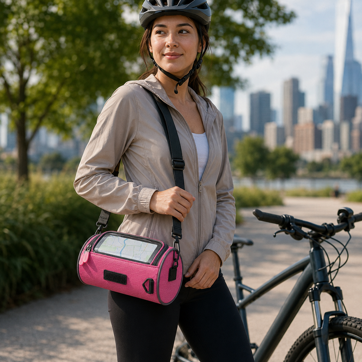 Handlebar Bag – Bicycle Bag with Touchscreen Window
