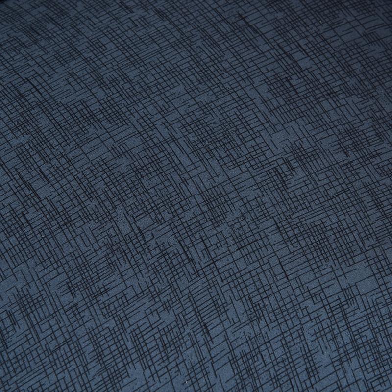 Denim Blue Stretch Sofa Cover — Heathered Knit Slipcover with Elastic Hem & Foam Tucks (1–4 Seater)