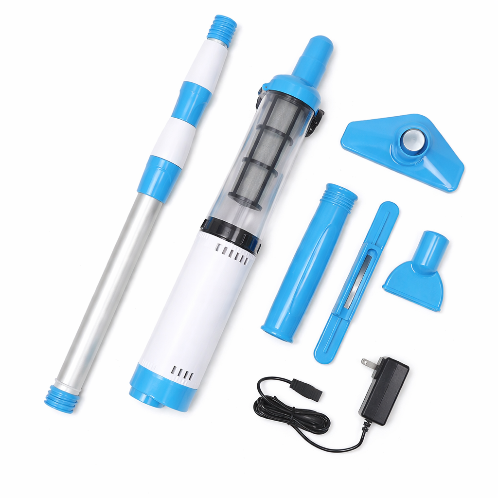 Cordless Pool Vacuum Handheld – 3-in-1 Pool Cleaner for All Pool Types