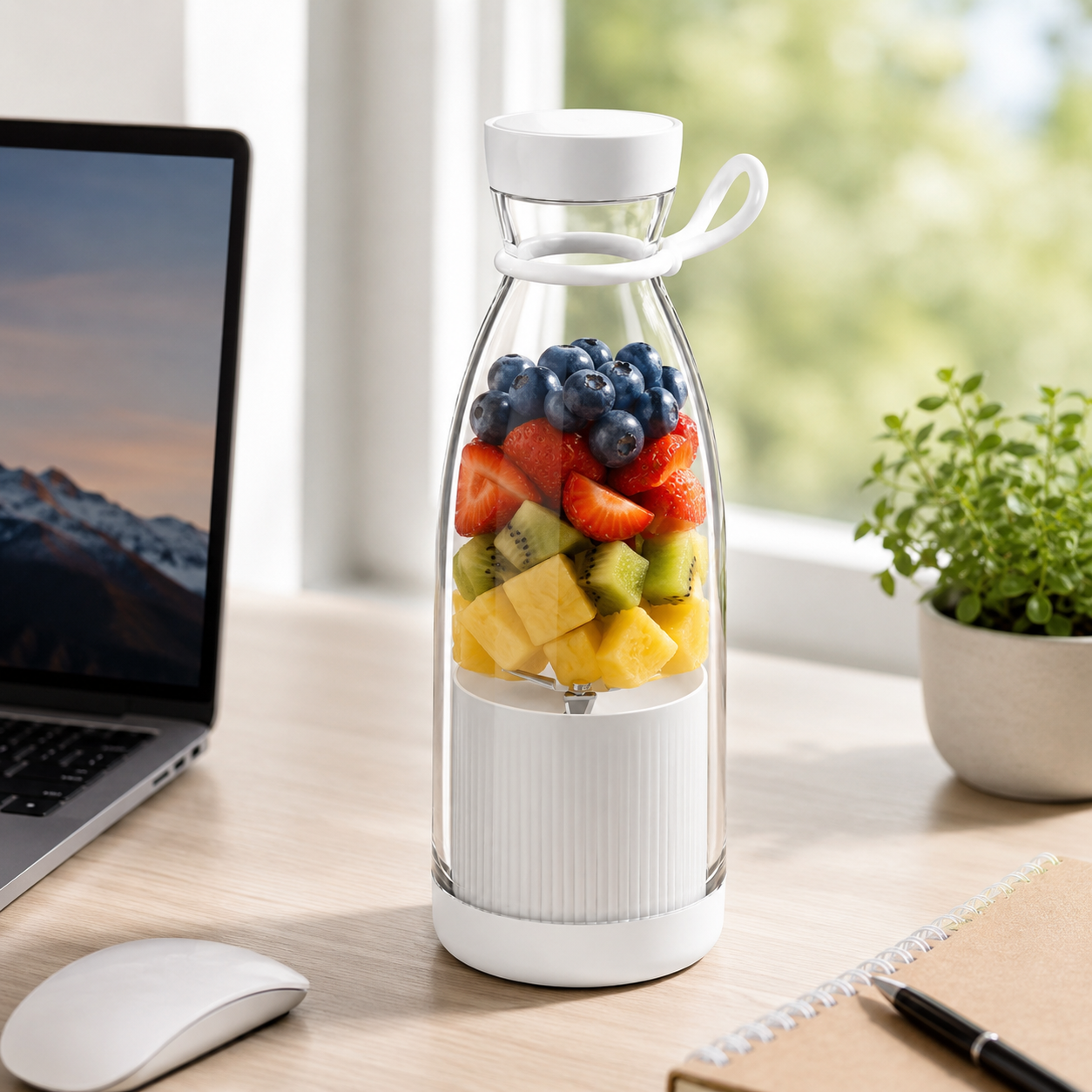 Portable Blender – Smoothie Blender with USB Rechargeable Battery