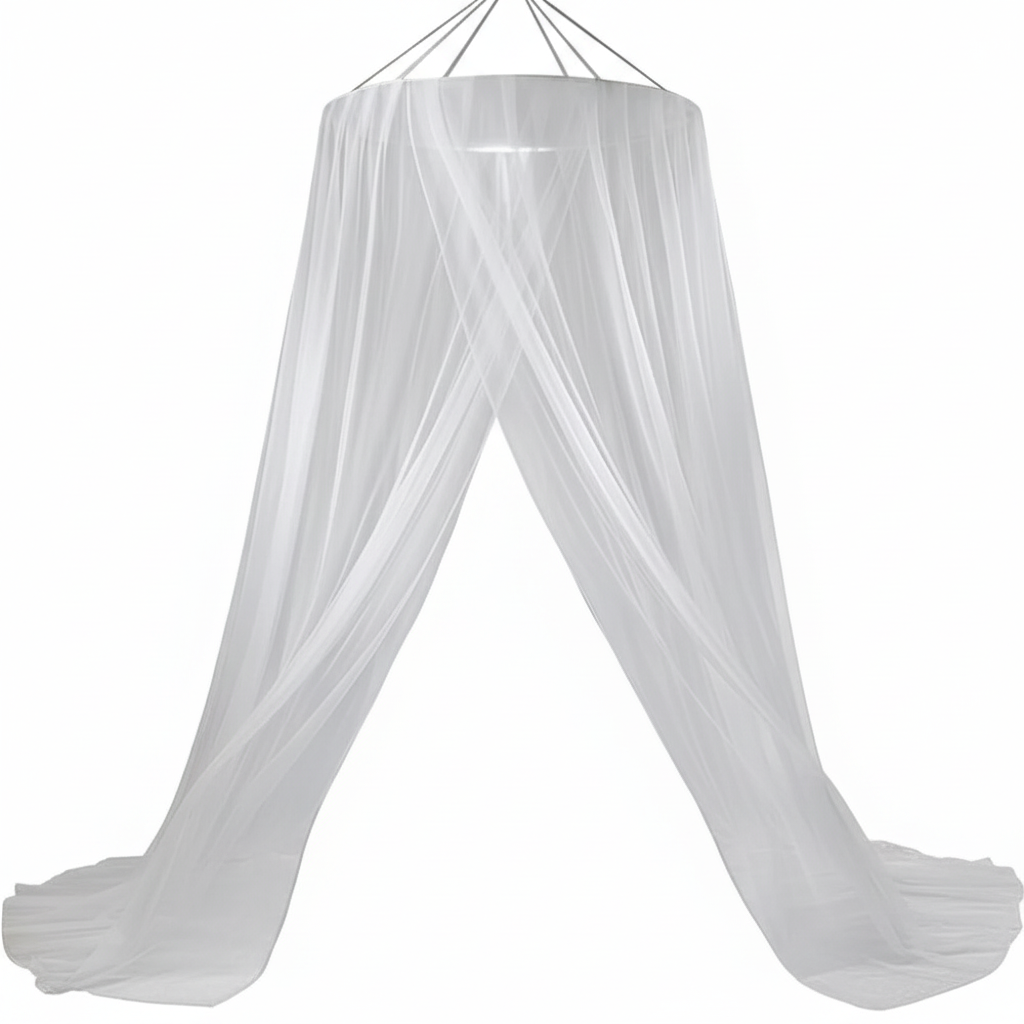 Foldable Mosquito Net White Background