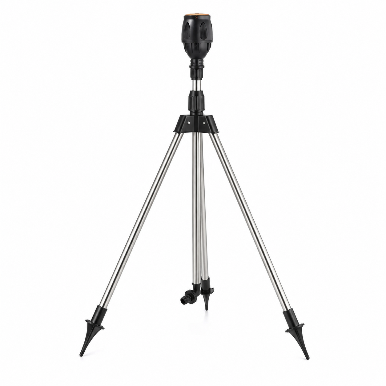 Garden Sprinkler with Tripod Stand – Adjustable Rotating Lawn Sprinkler