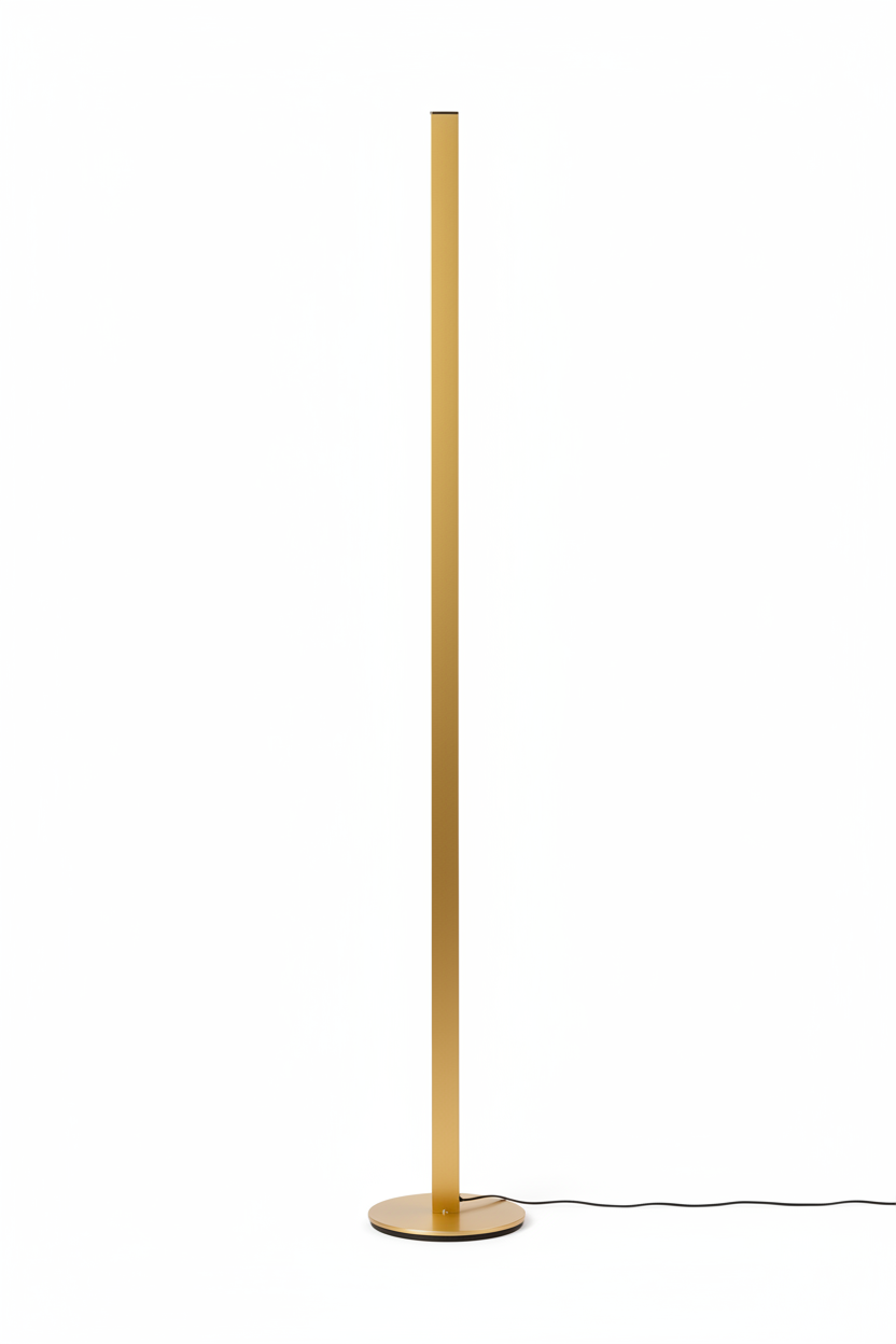 Gold LED Floor Lamp