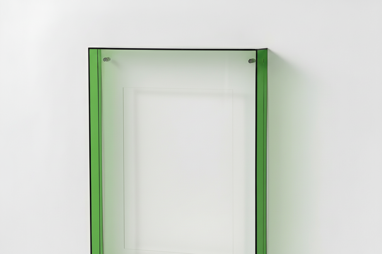 Green Acrylic Frame - Zoomed