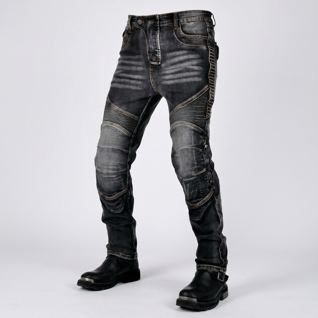 Motorcycle Jeans – Kevlar Reinforced Riding Jeans with CE Protectors