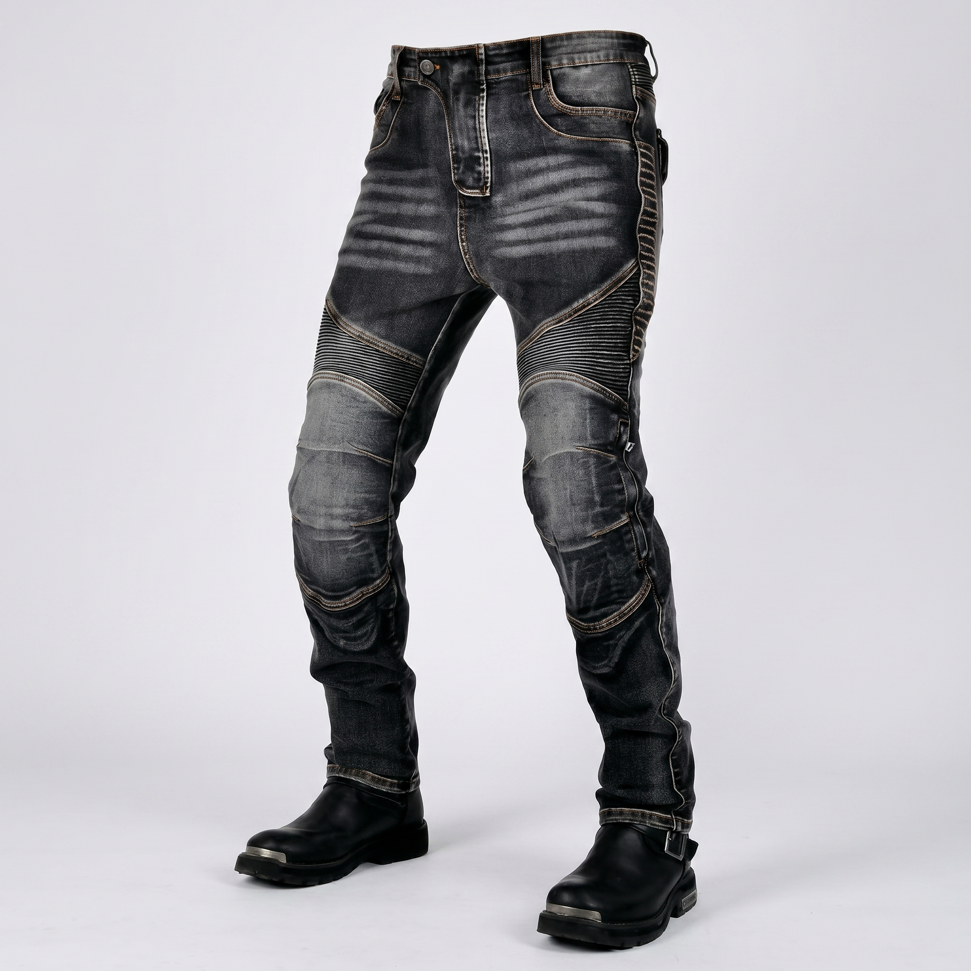 Motorcycle Jeans – Kevlar Reinforced Riding Jeans with CE Protectors