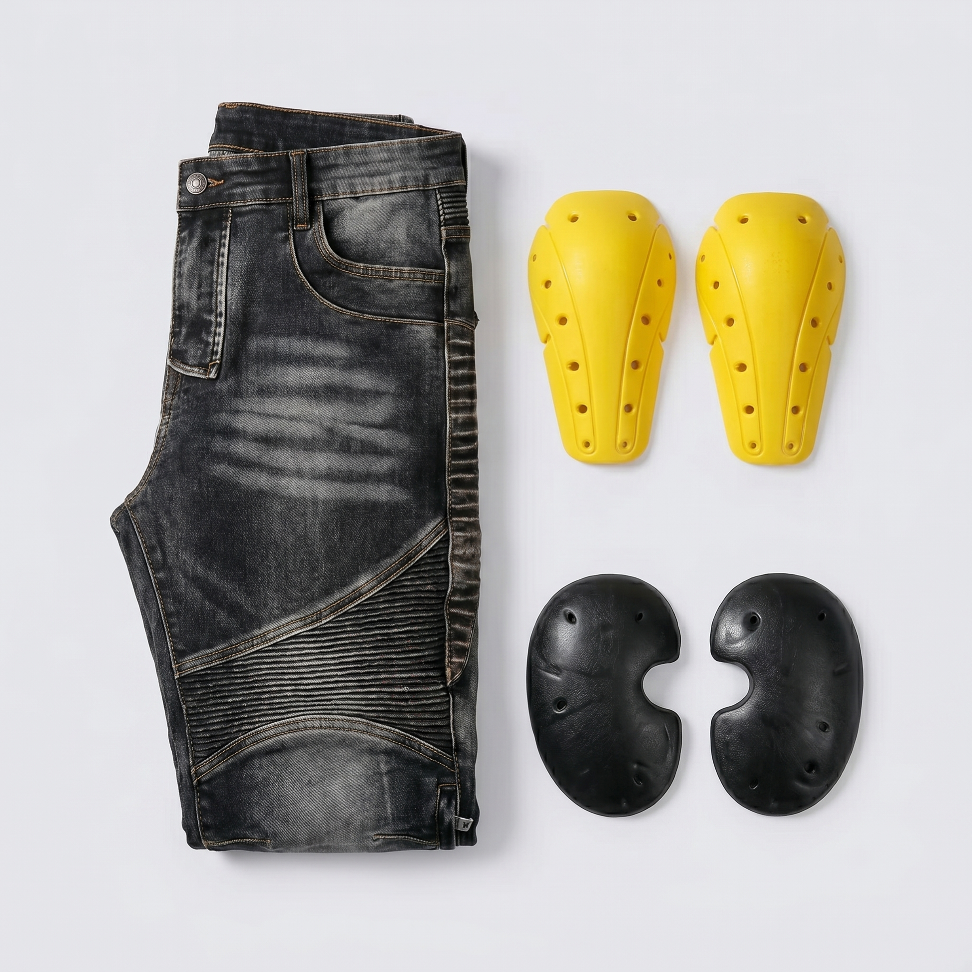 Motorcycle Jeans – Kevlar Reinforced Riding Jeans with CE Protectors