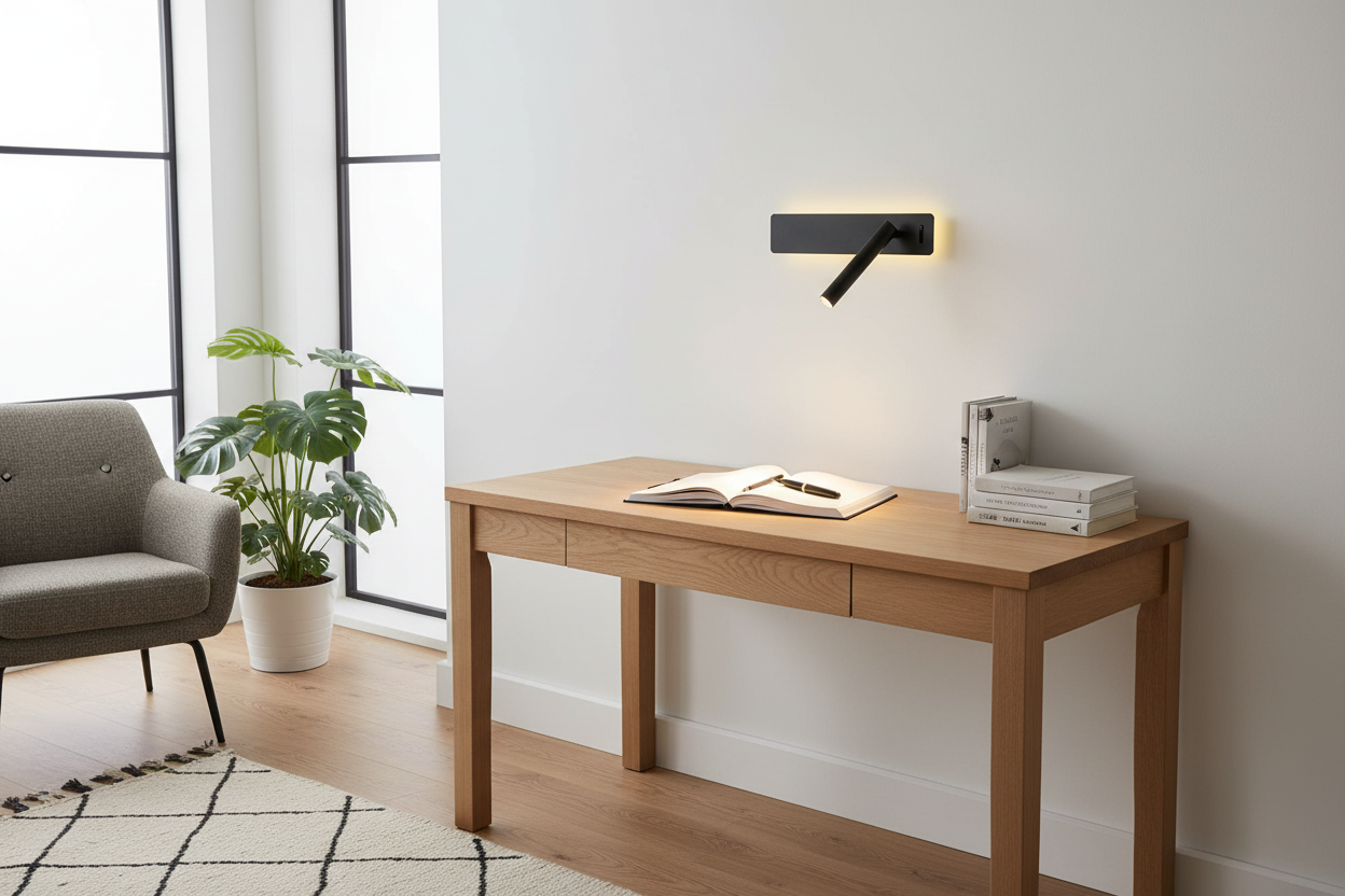 Home office reading nook