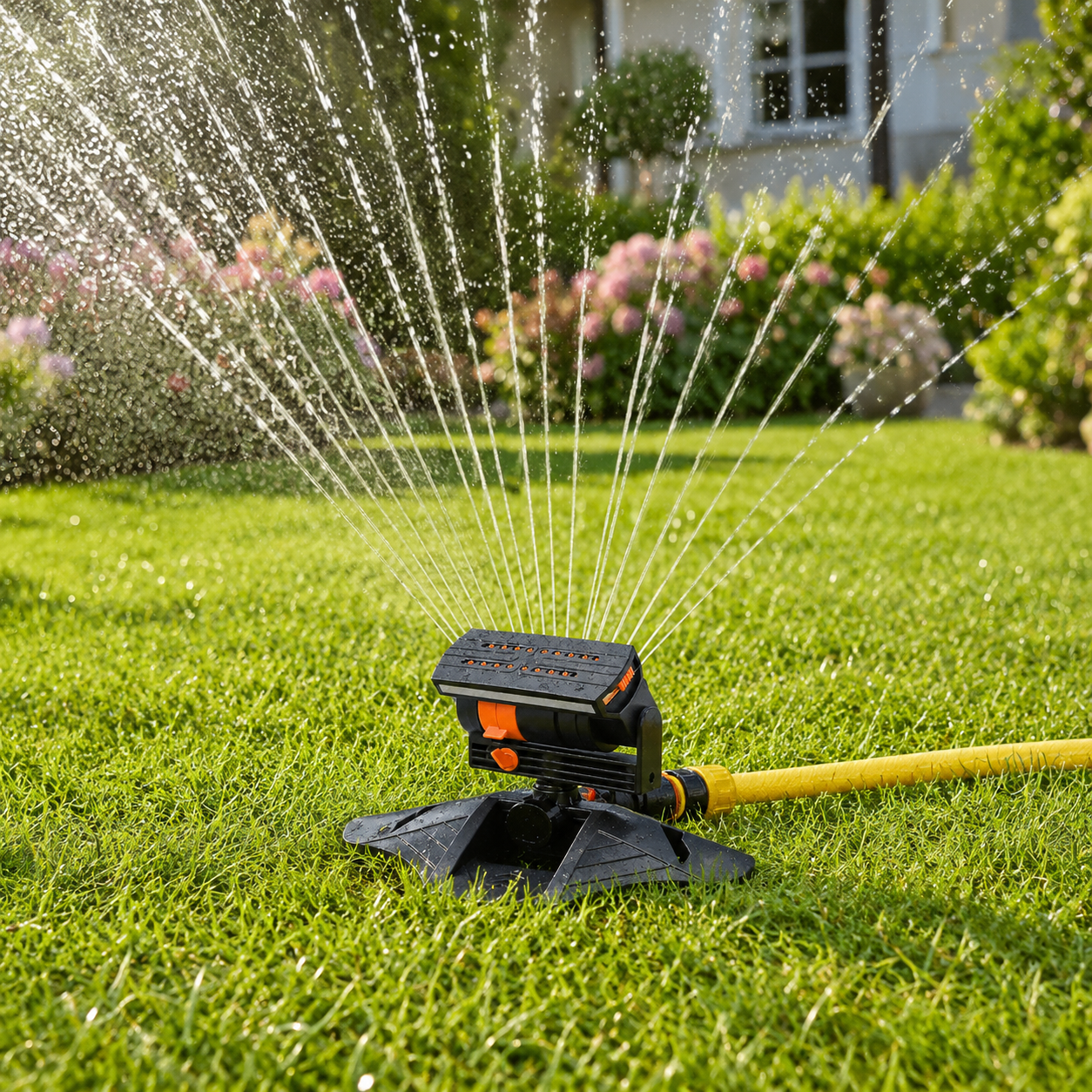 Lawn Sprinkler – Adjustable Garden Water Sprinkler