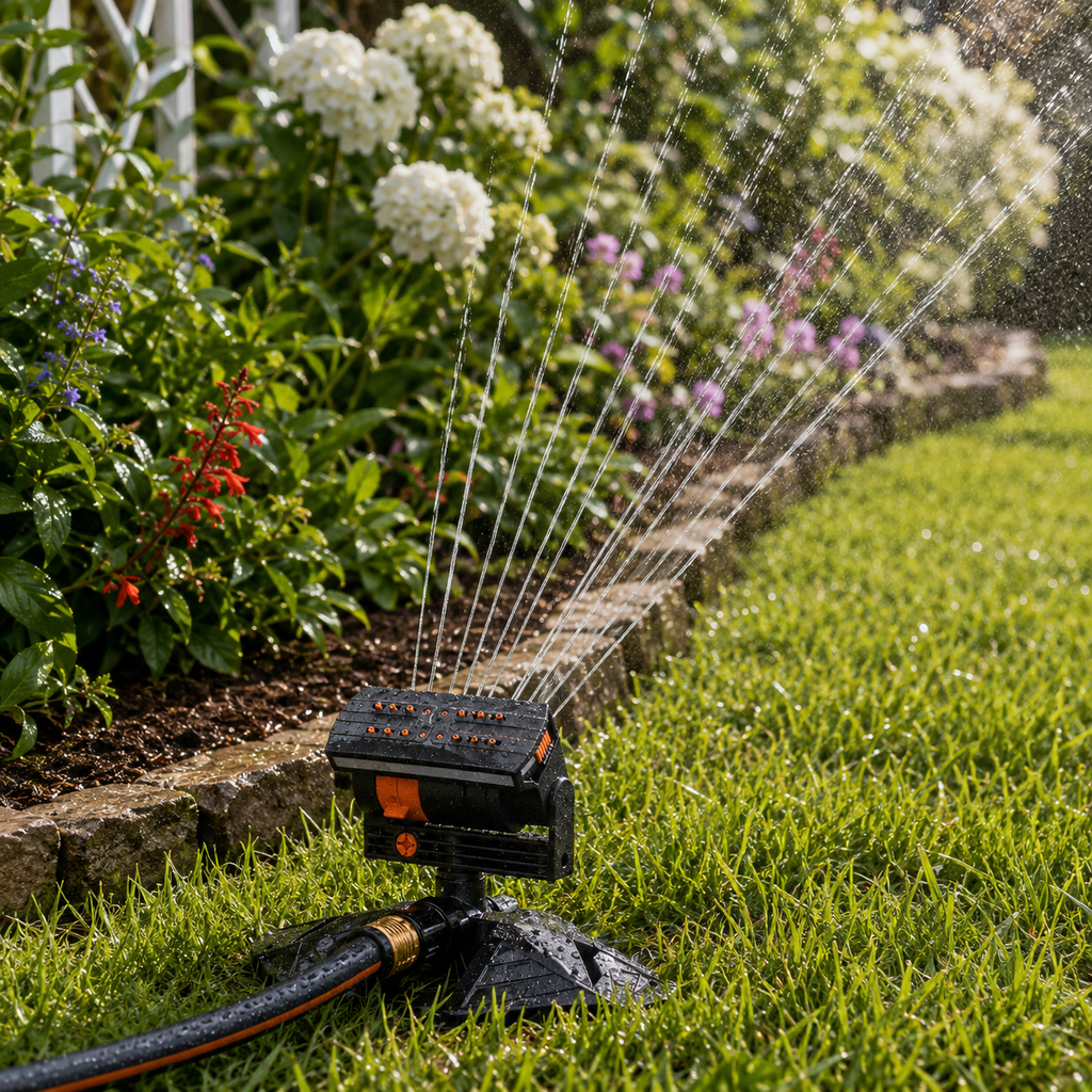 Lawn Sprinkler – Adjustable Garden Water Sprinkler