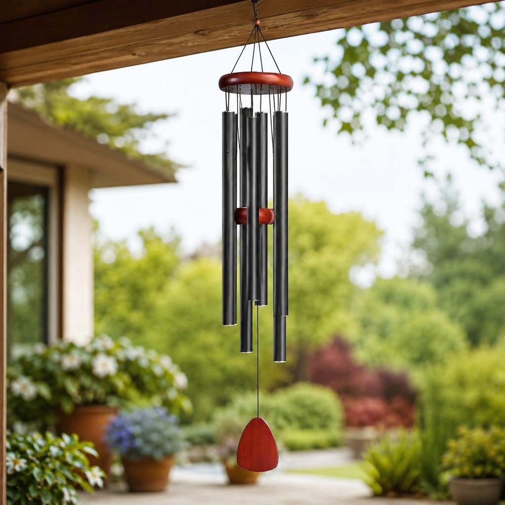 Outdoor Wind Chimes – Deep Tone Aluminum Garden Chime