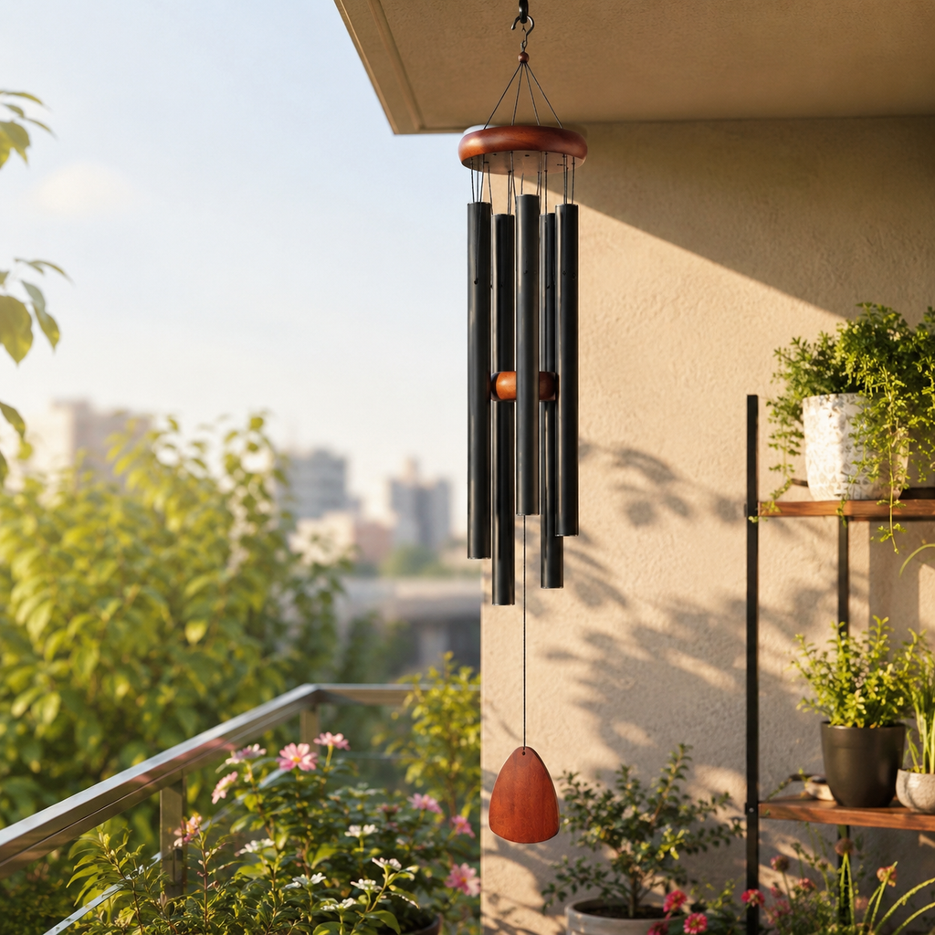 Outdoor Wind Chimes – Deep Tone Aluminum Garden Chime