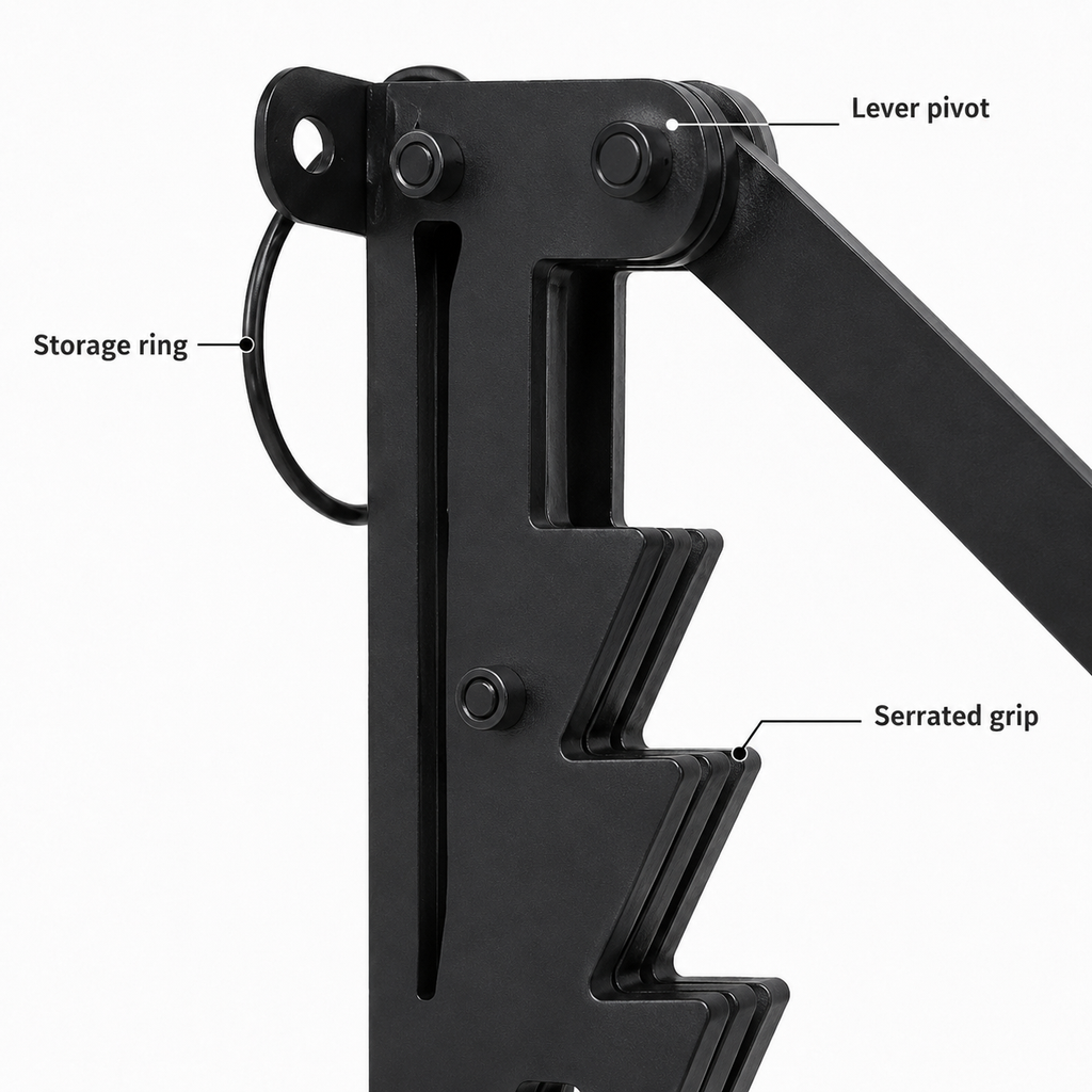 Wall-Mounted Firewood Splitter for Easy Wood Splitting and Kindling