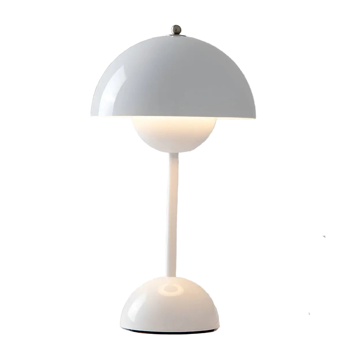 Scandinavian Mushroom Flower Table Lamp – Minimalist Nordic Wood Decor