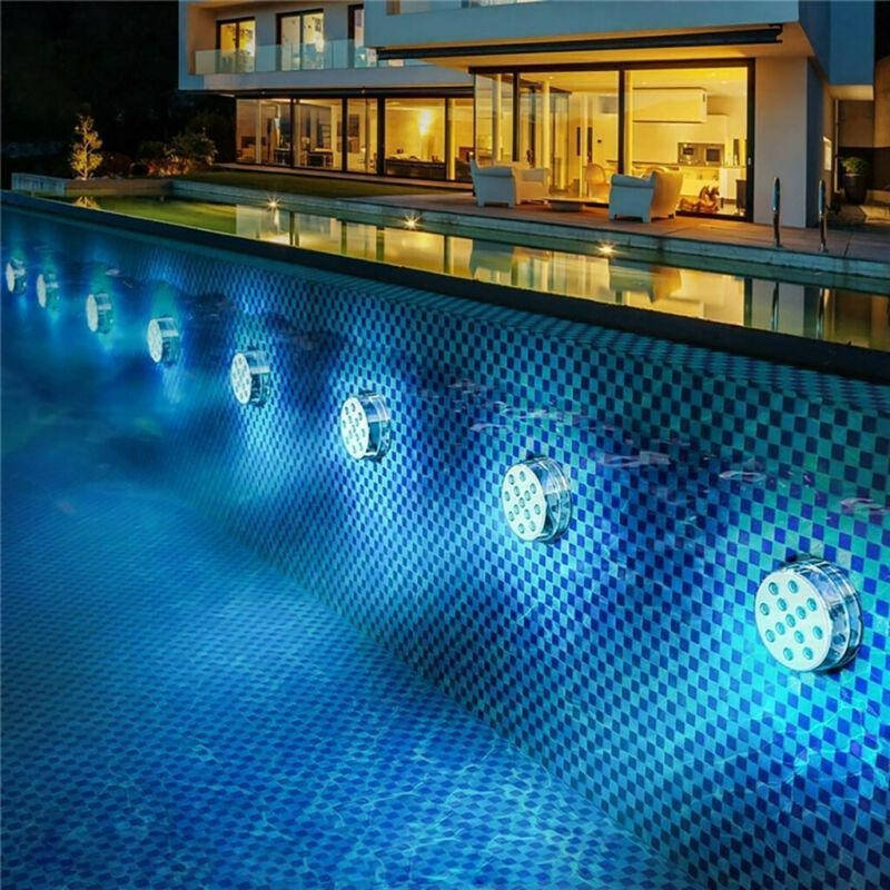Pool Lights – Submersible LED Light with Remote | Underwater Pool Light