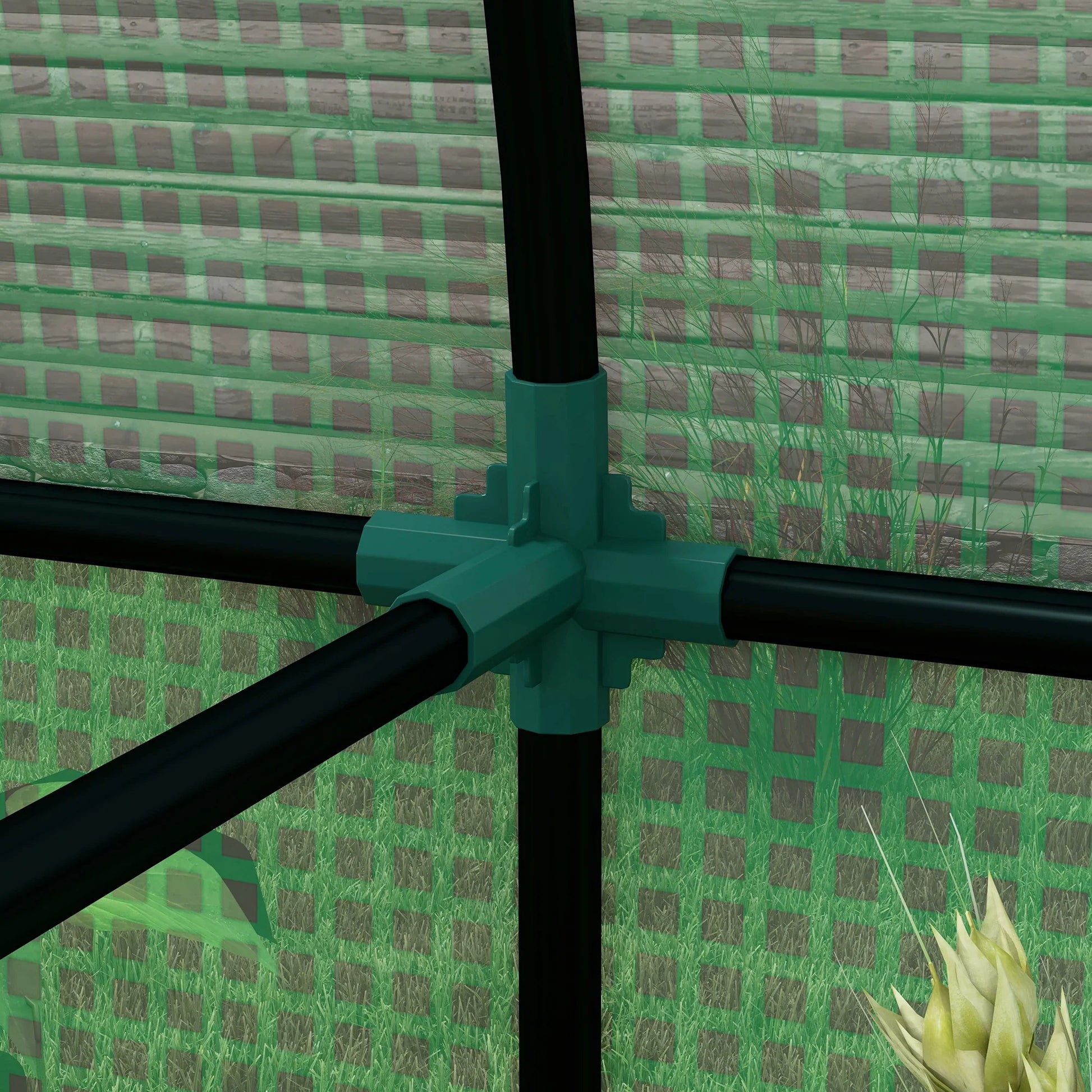 Portable Two-Room Greenhouse for Tomato and Plant Growth