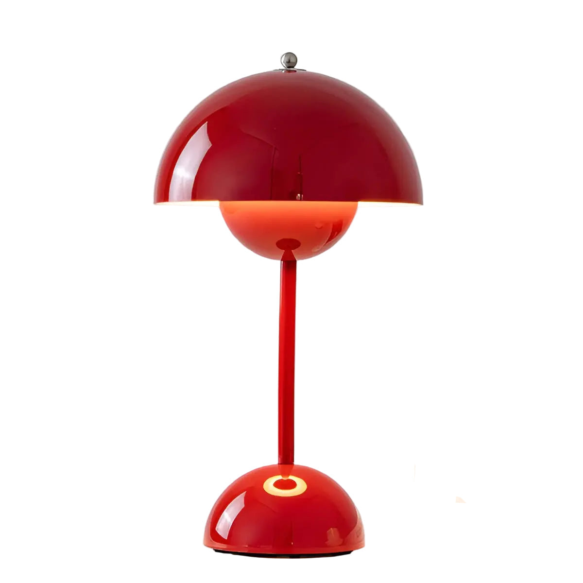 Scandinavian Mushroom Flower Table Lamp – Minimalist Nordic Wood Decor