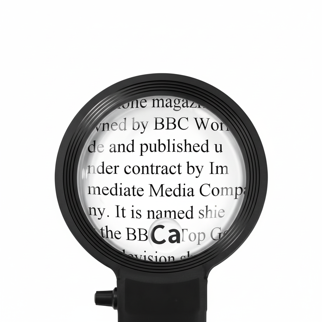 Magnifier Lens Close-up