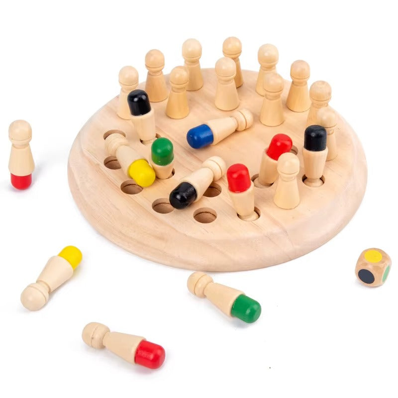 Wooden Memory Game for Toddlers – Montessori Educational Toy & Preschool Game