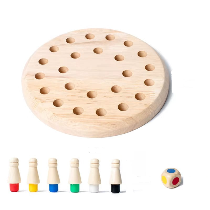 Wooden Memory Game for Toddlers – Montessori Educational Toy & Preschool Game