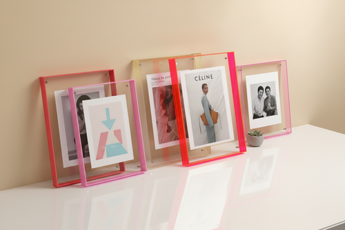 Multiple Frames with New Background
